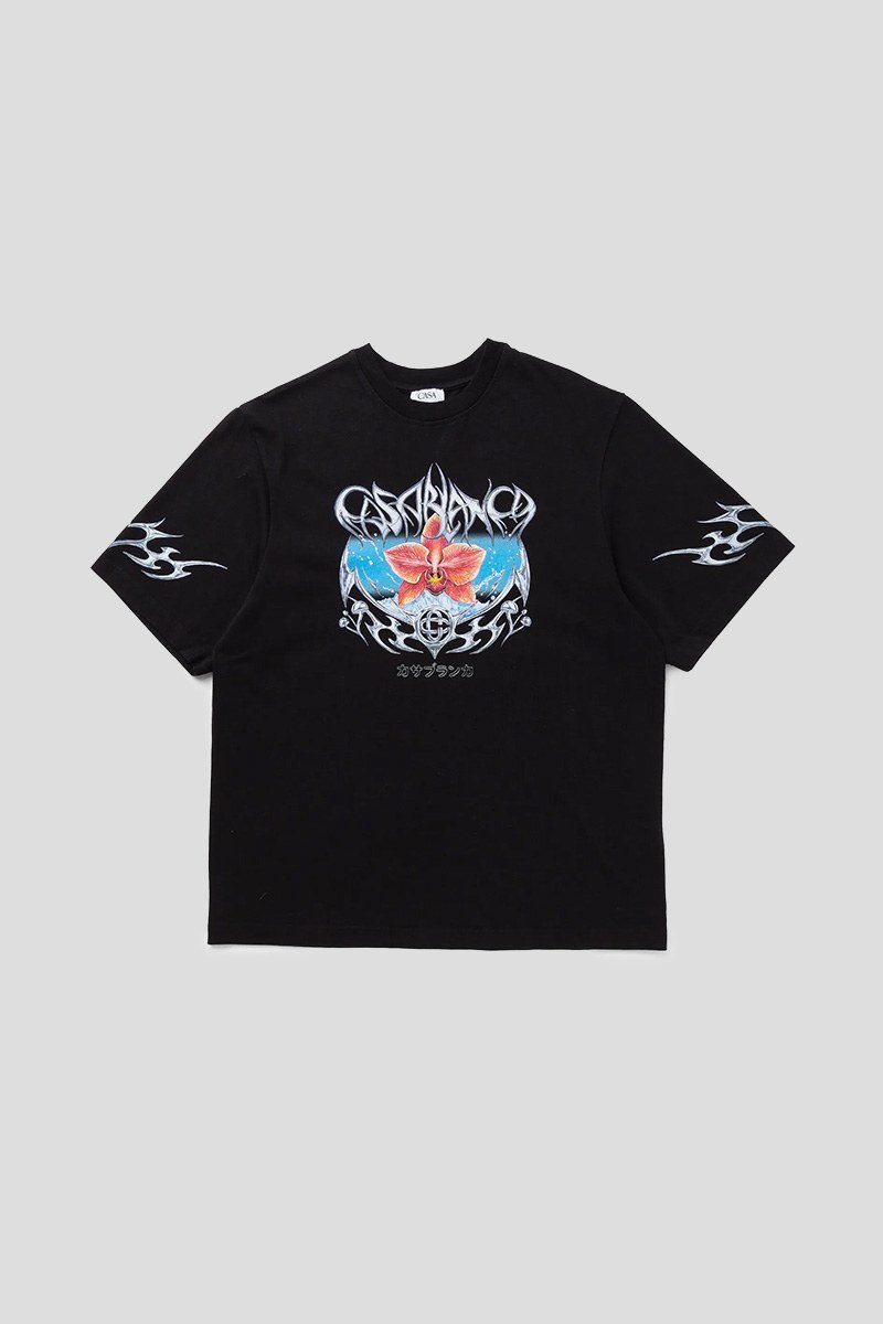 Ανδρικό Μαύρο Blades Printed Oversized CASABLANCA