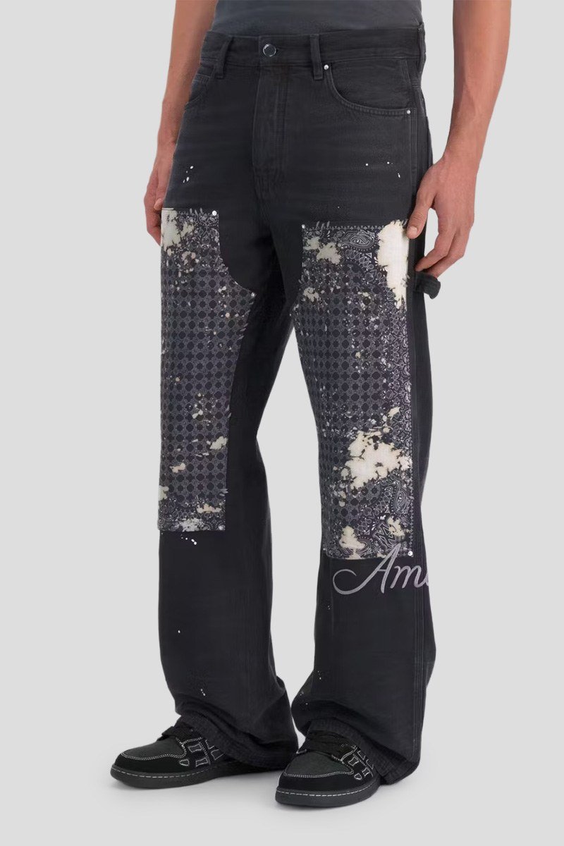 Ανδρικό Μαύρο Bleach Bandana Carpenter AMIRI