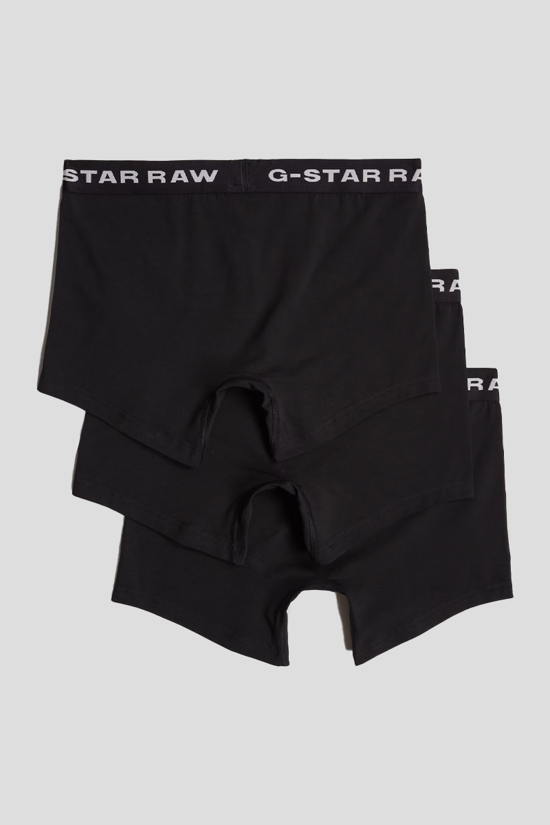 Ανδρικό Μαύρο Boxer Briefs 3 G-STAR