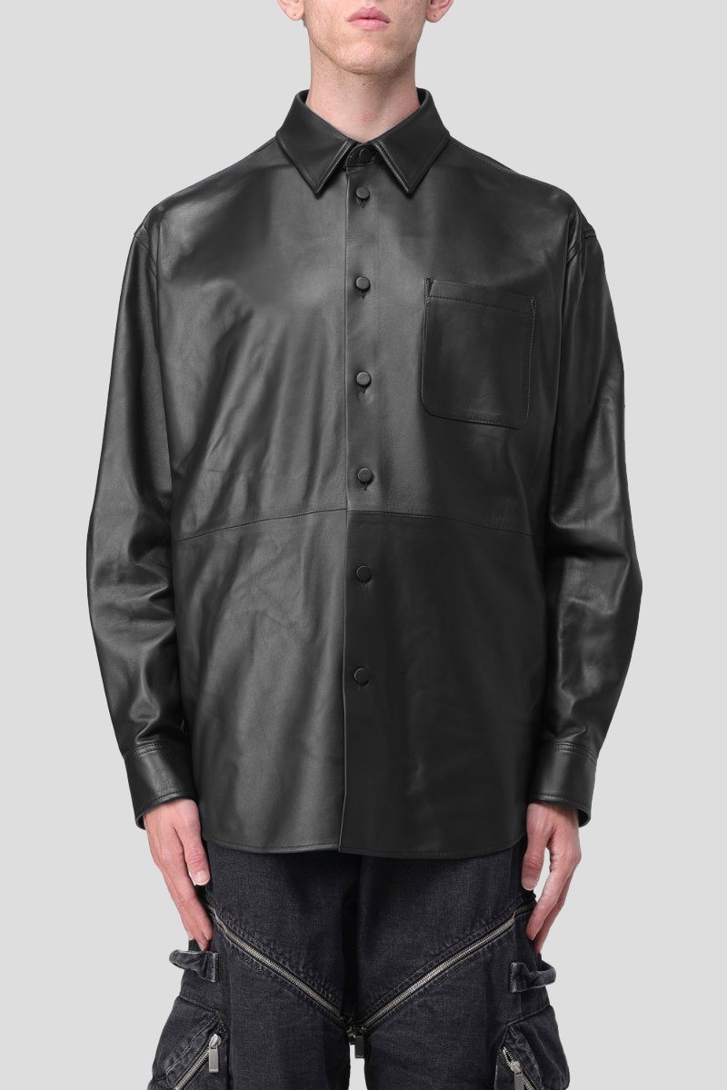 Ανδρικό Μαύρο Buttoned Long Sleeved OFF-WHITE