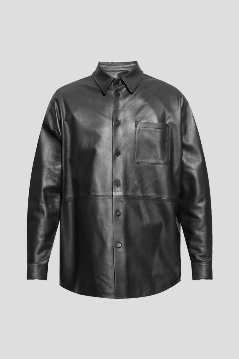 Ανδρικό-Μαύρο-Buttoned-Long-Sleeved-Shirt-OFF-WHITE