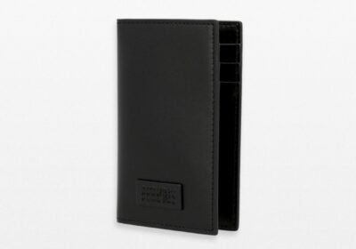 Ανδρικό-Μαύρο-Card-Holder-Numbering-Logo-Patch-MM6-MAISON-MARGIELA