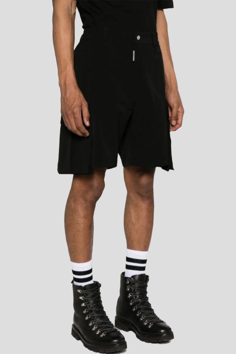 Ανδρικό Μαύρο Cargo Shorts In DSQUARED