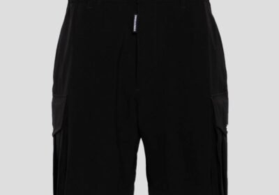 Ανδρικό-Μαύρο-Cargo-Shorts-In-Black-DSQUARED