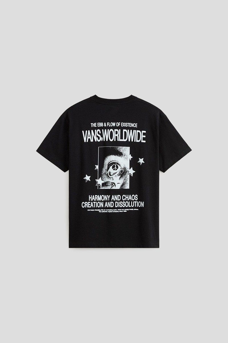 Ανδρικό-Μαύρο-Chaos-SS-T-Shirt-VANS