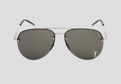 Ανδρικό-Μαύρο-Classic-Mini-Logo-Sunglasses-SAINT-LAURENT