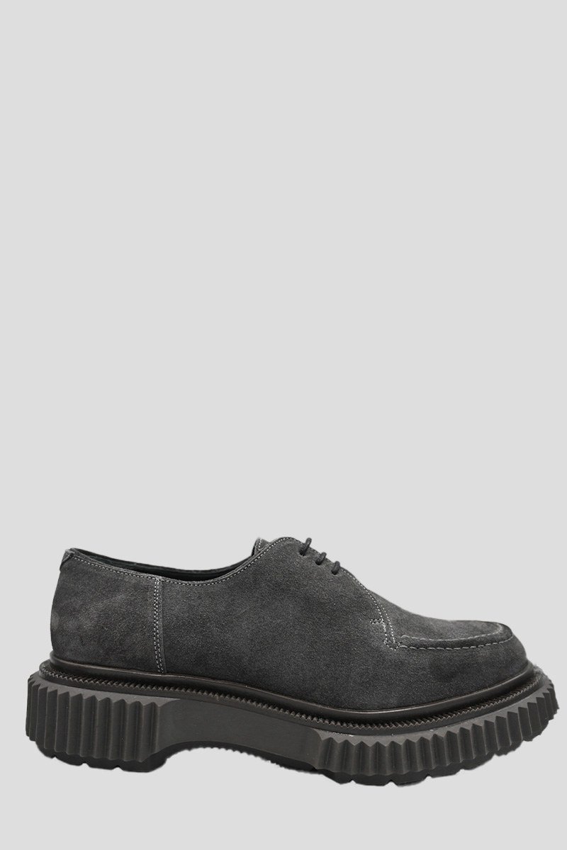 Ανδρικό-Μαύρο-Classic-Suede-Platform-in-Charcoal-ADIEU