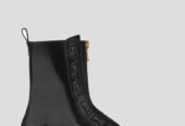 Ανδρικό Μαύρο Column Boots In VERSACE