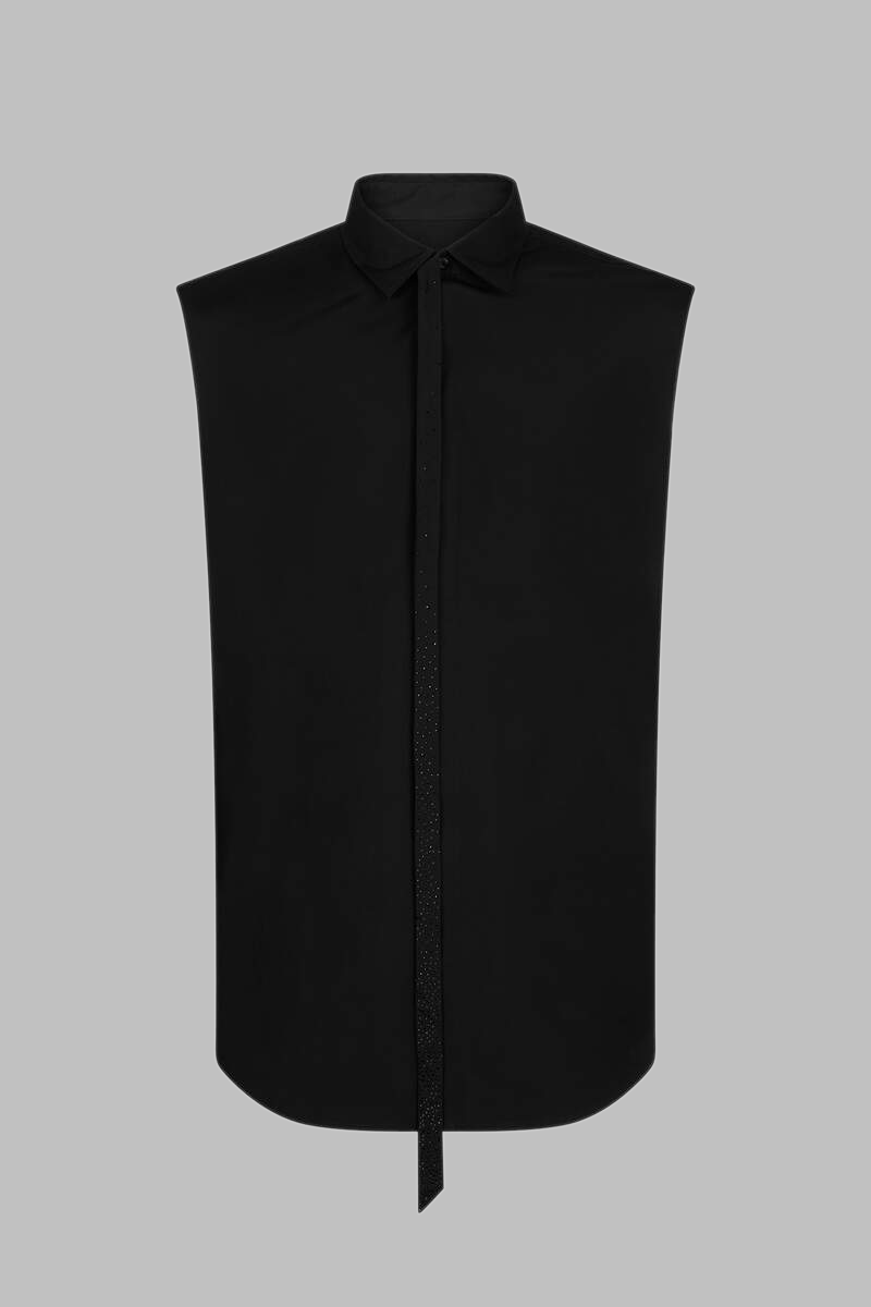 Ανδρικό Μαύρο Comet Sleeveless Shirt DSQUARED