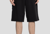 Ανδρικό Μαύρο Cotton Shorts With DOLCE&GABBANA