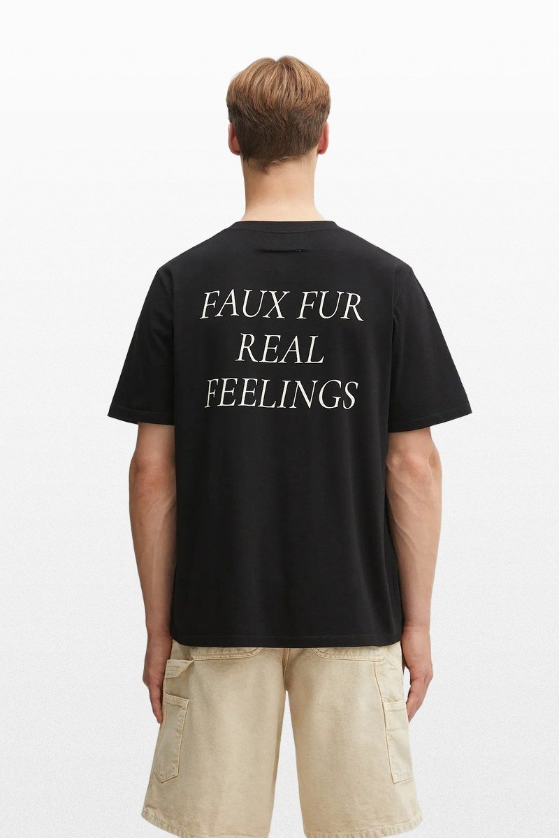 Ανδρικό Μαύρο Cotton T Shirt MM6 MAISON MARGIELA