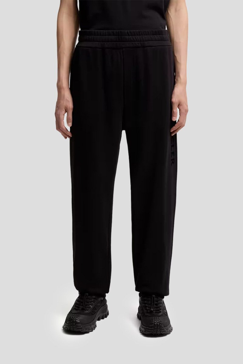 Ανδρικό Μαύρο Cotton Track Pants MONCLER
