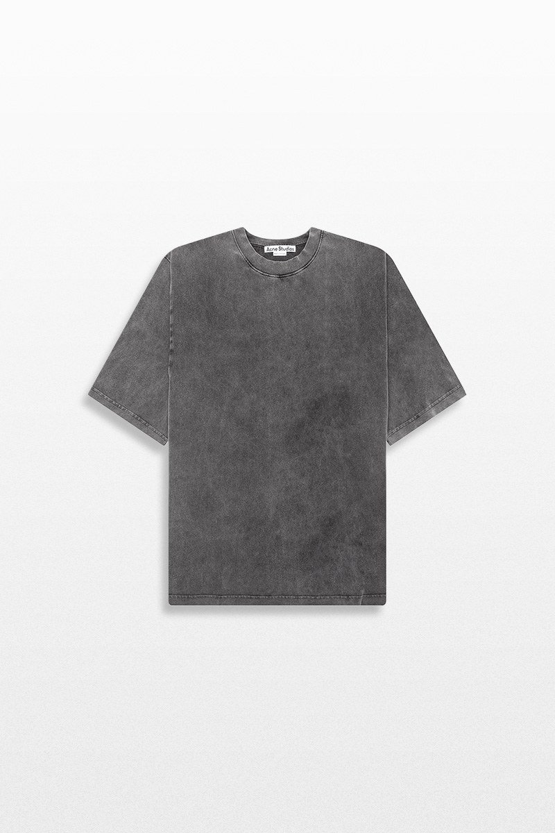 Ανδρικό-Μαύρο-Crew-Neck-T-Shirt-ACNE-STUDIOS