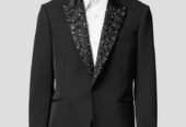 Ανδρικό Μαύρο Crystal Single Breasted VERSACE