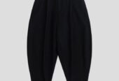 Ανδρικό Μαύρο Curved Seam Trousers BLACK COMME DES GARÇONS