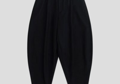 Ανδρικό-Μαύρο-Curved-Seam-Trousers-BLACK-COMME-DES-GARCONS