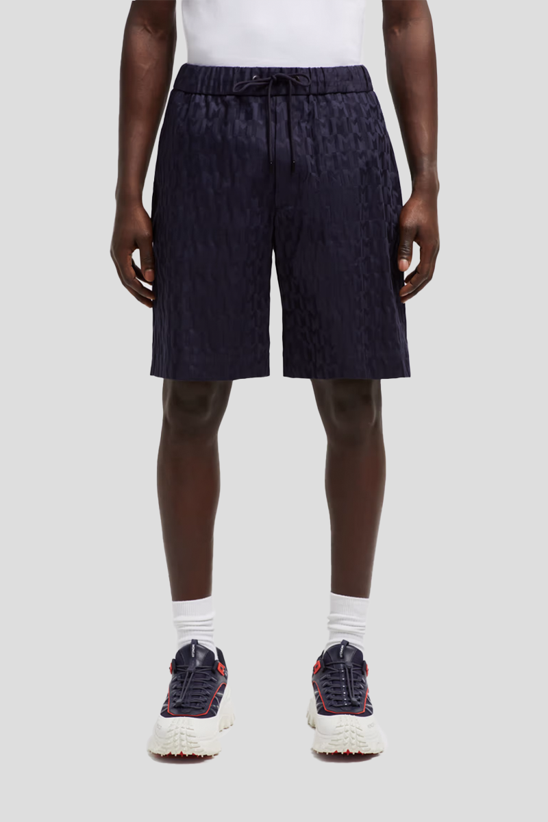 Ανδρικό Μαύρο Dark Blue Monogram MONCLER