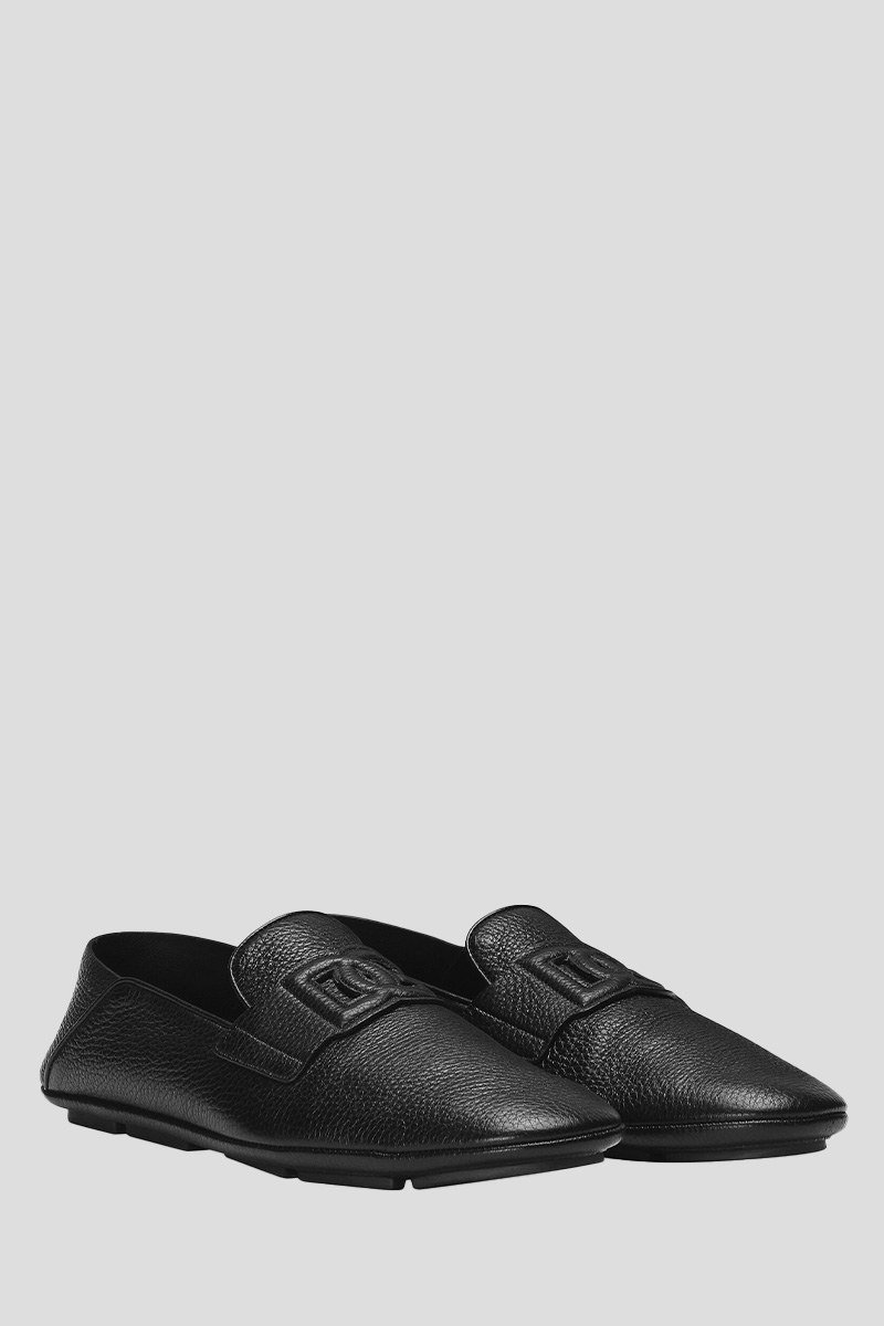 Ανδρικό Μαύρο Deerskin Driver Shoes DOLCE&GABBANA