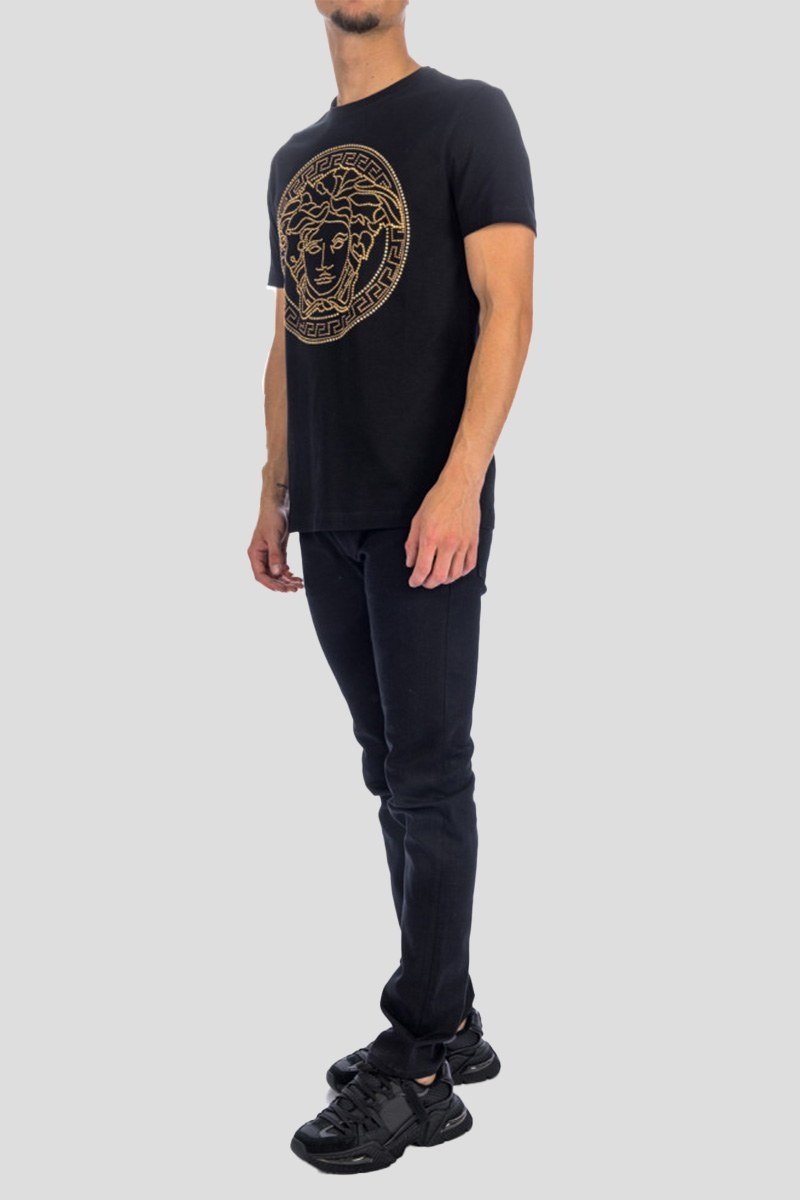 Ανδρικό Μαύρο Denim Pants VERSACE VERSACE