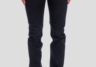 Ανδρικό-Μαύρο-Denim-Pants-VERSACE