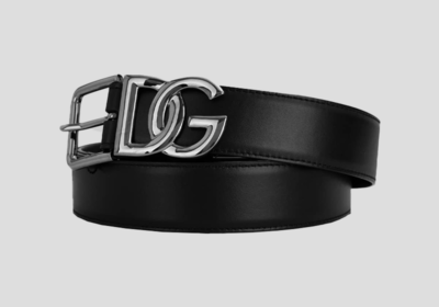 Ανδρικό-Μαύρο-Dg-Logo-Belt-DOLCEGABBANA