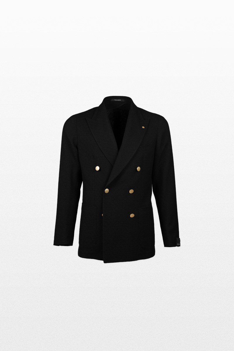 Ανδρικό Μαύρο Double Breasted Jacket TAGLIATORE