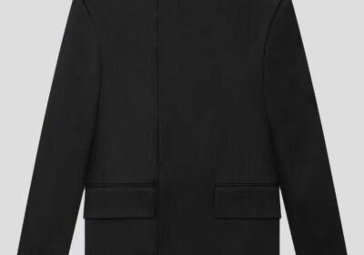 Ανδρικό-Μαύρο-Double-Breasted-Stand-Collar-Blazer-AMIRI