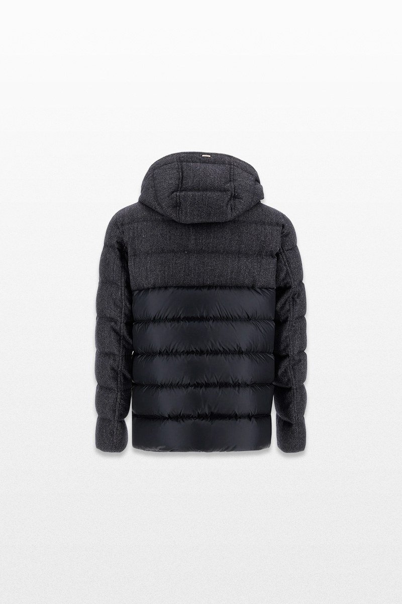 Ανδρικό Μαύρο Down Puffer Jacket HERNO