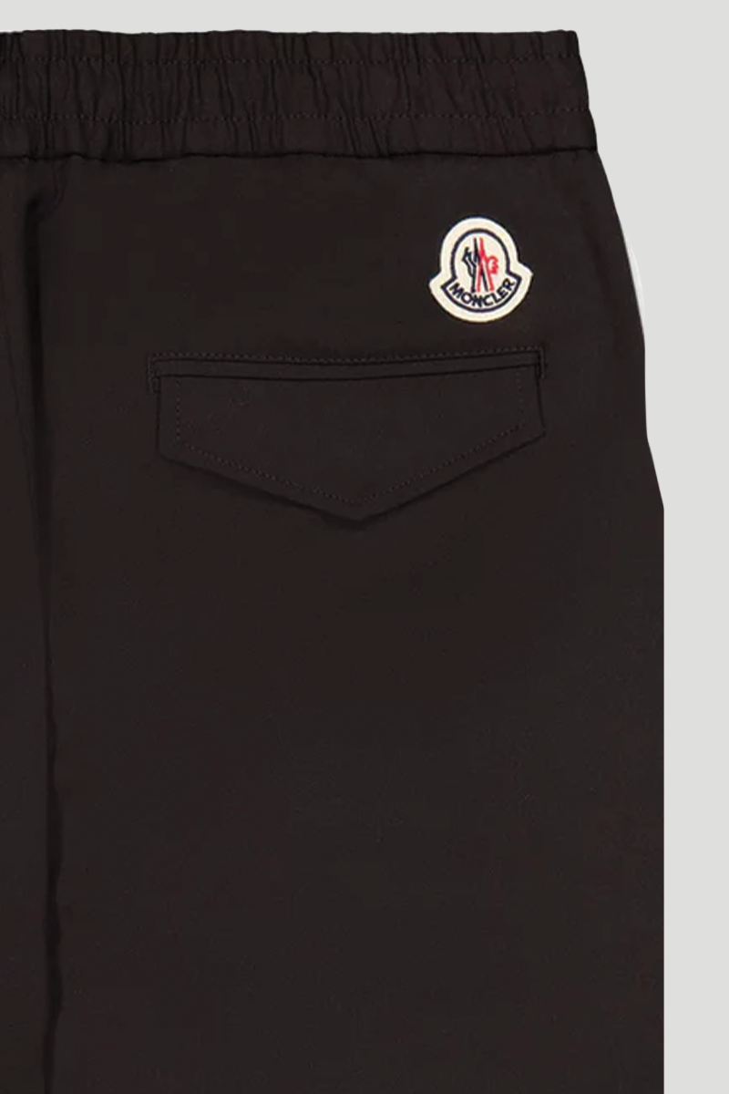 Ανδρικό Μαύρο Drawstring Trousers MONCLER MONCLER