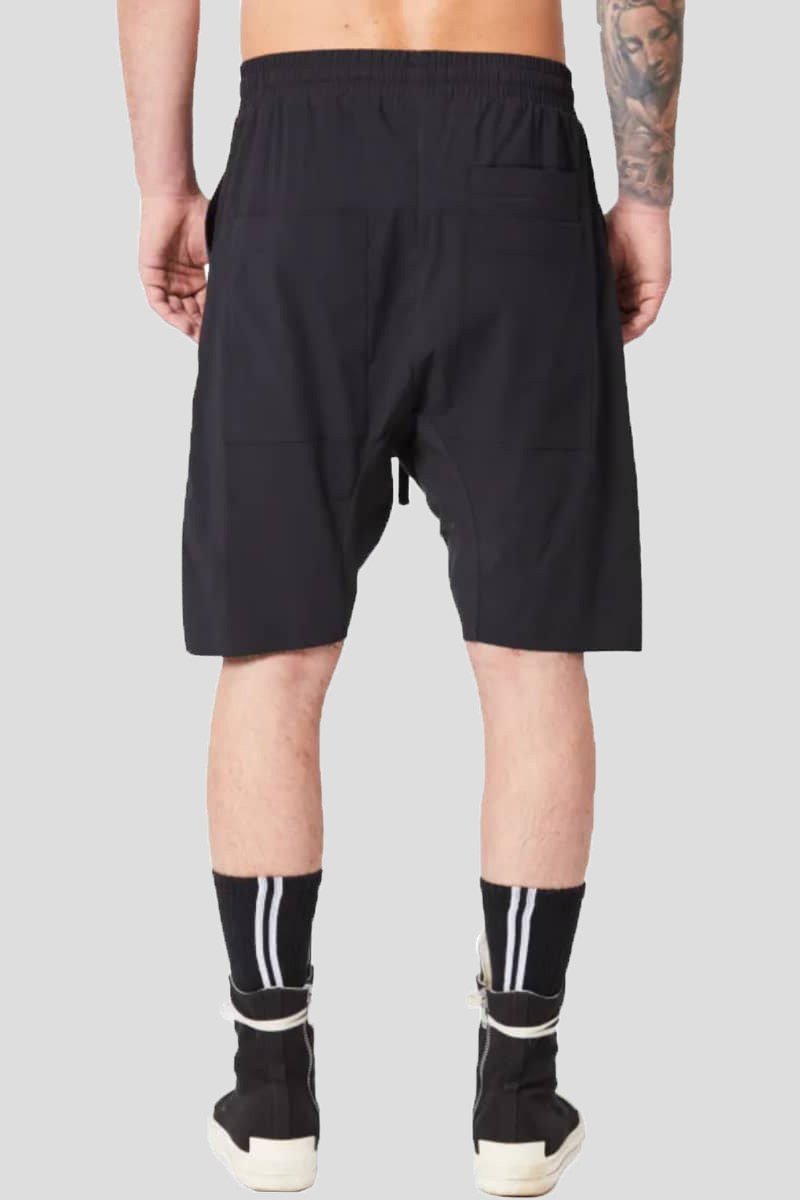 Ανδρικό Μαύρο Drop Crotch Shorts THOM KROM