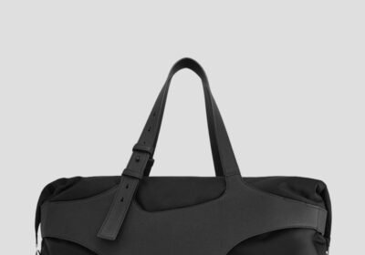 Ανδρικό-Μαύρο-Duffle-Bag-with-cut-Out-detailing-SALVATORE-FERRAGAMO