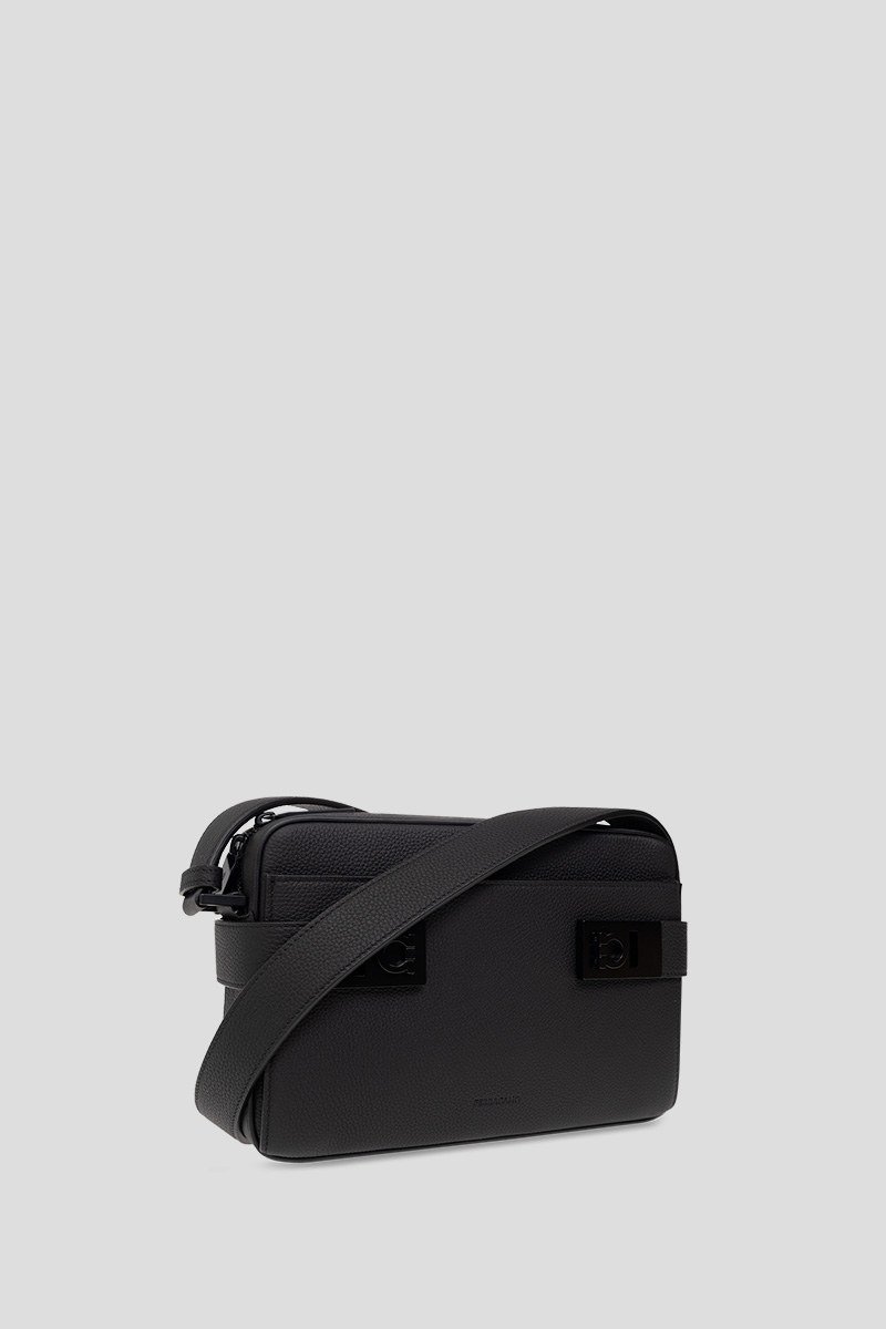 Ανδρικό Μαύρο East West Crossbody SALVATORE FERRAGAMO