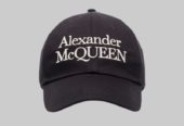 Ανδρικό Μαύρο Embroidered Logo Baseball ALEXANDER MCQUEEN