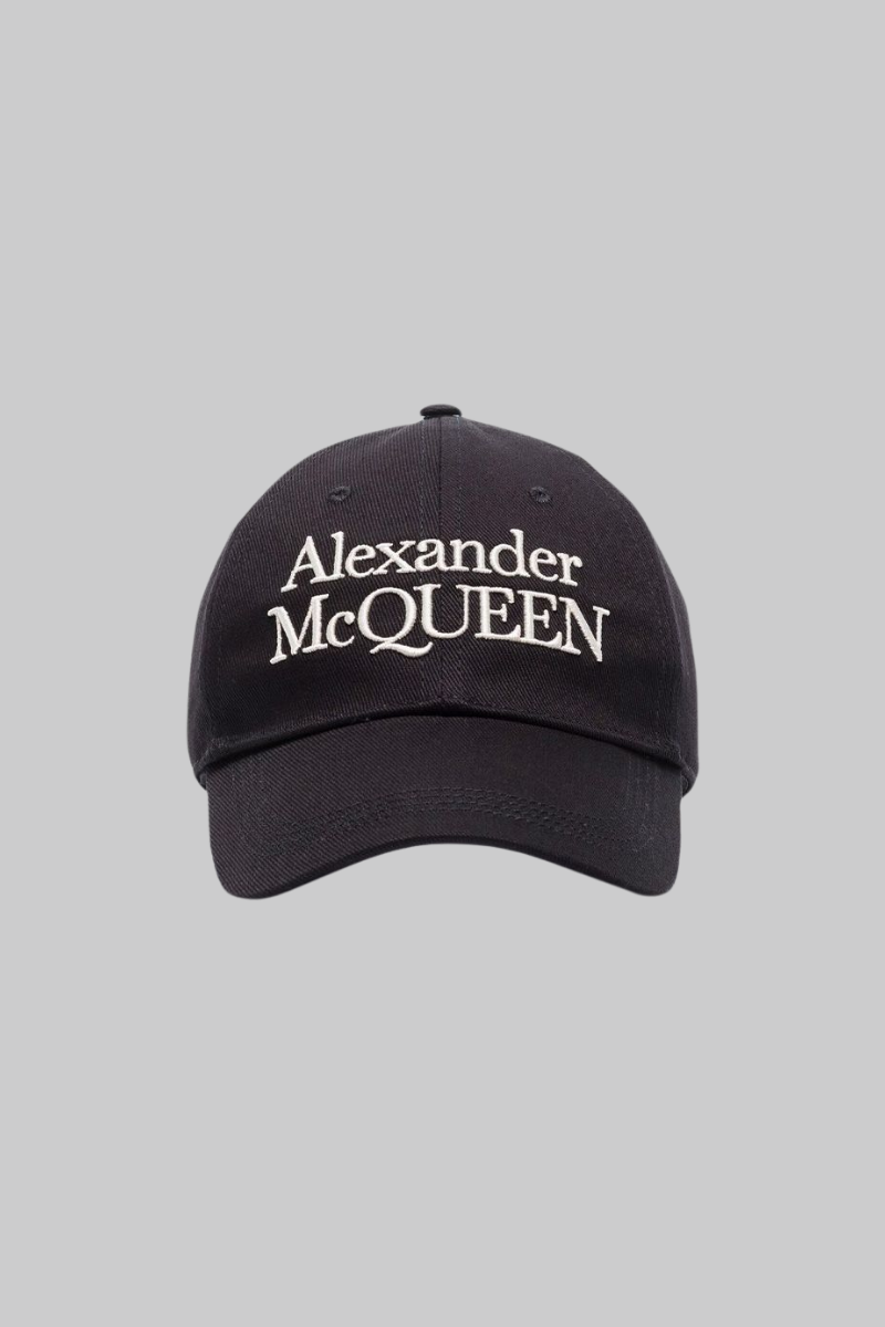 Ανδρικό Μαύρο Embroidered Logo Baseball ALEXANDER MCQUEEN