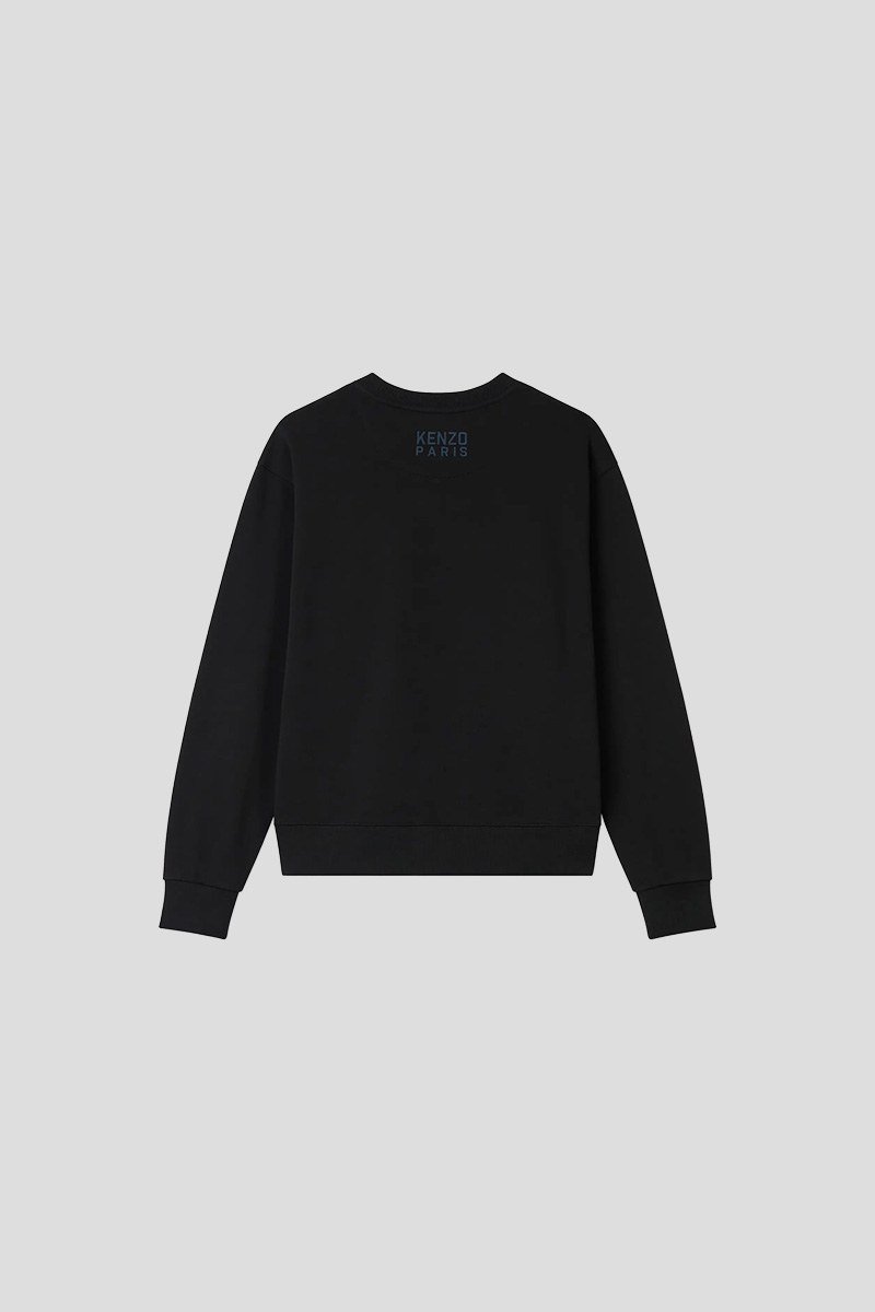 Ανδρικό Μαύρο Embroidered Sweatshirt In KENZO