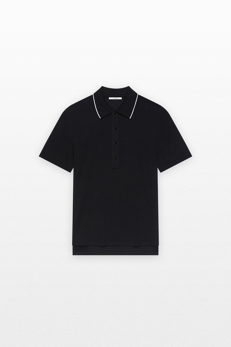 Ανδρικό-Μαύρο-Embroidered-T-shirt-Polo-In-Black-GIVENCHY