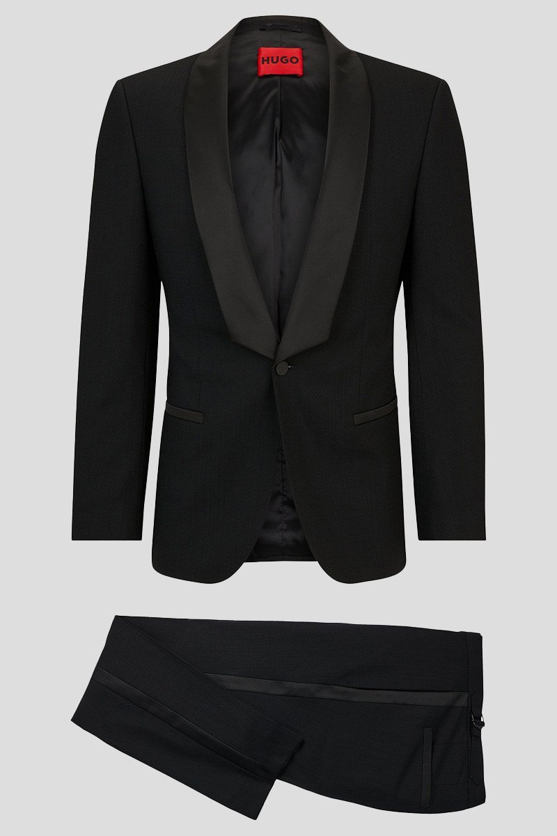 Ανδρικό Μαύρο Evening Slim Fit HUGO