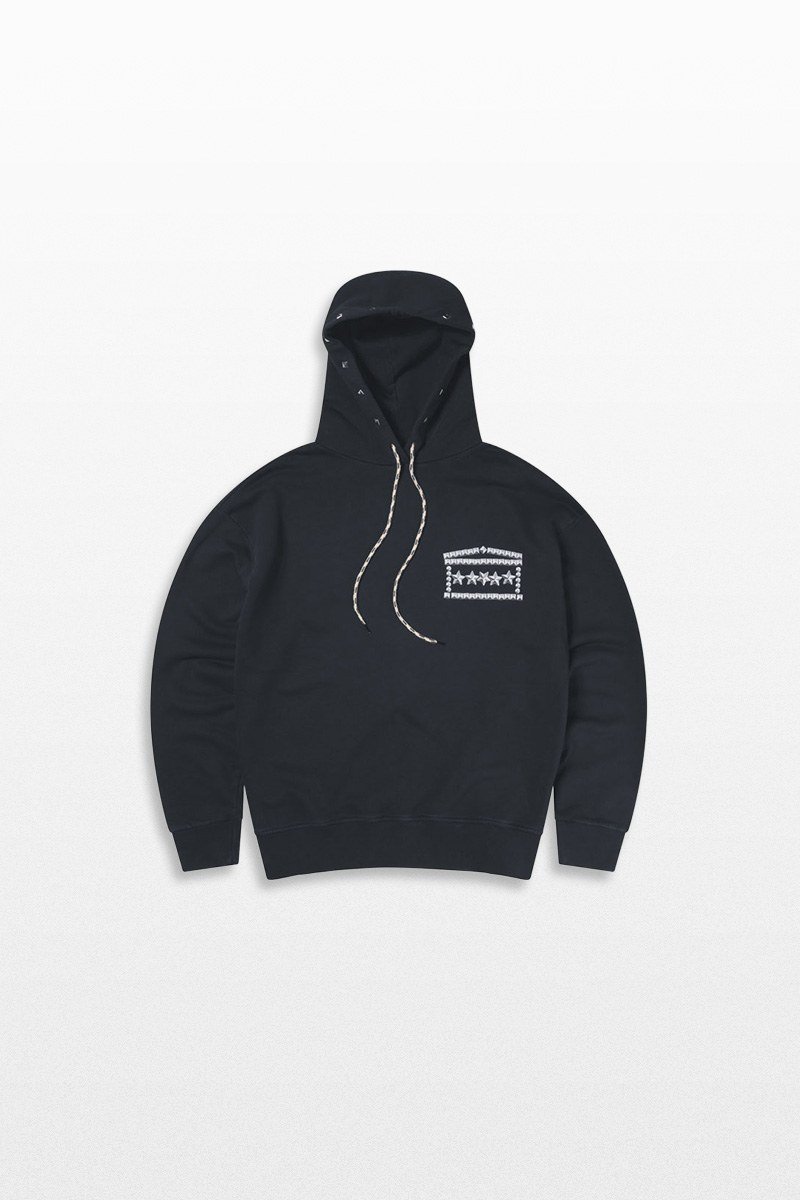 Ανδρικό Μαύρο Faded Studmeggedon Hoodie ARIES