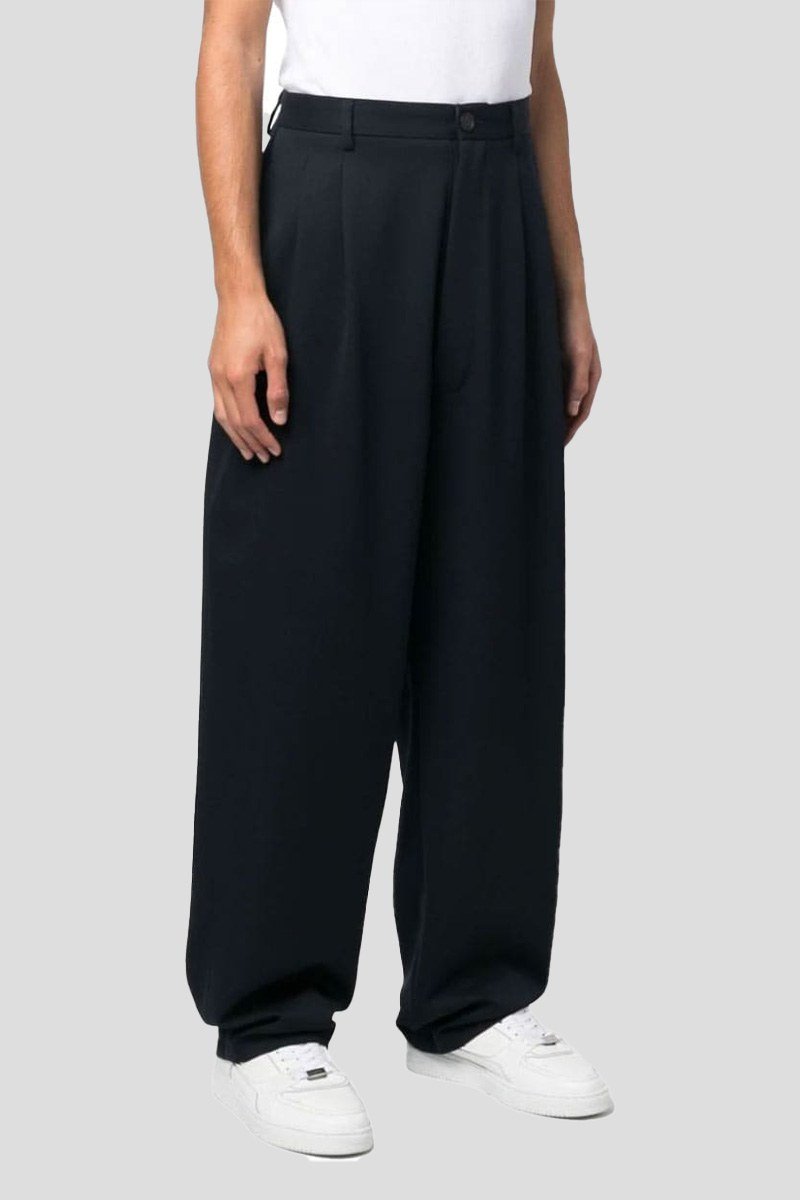 Ανδρικό Μαύρο Feather Print Wide MARCELO BURLON