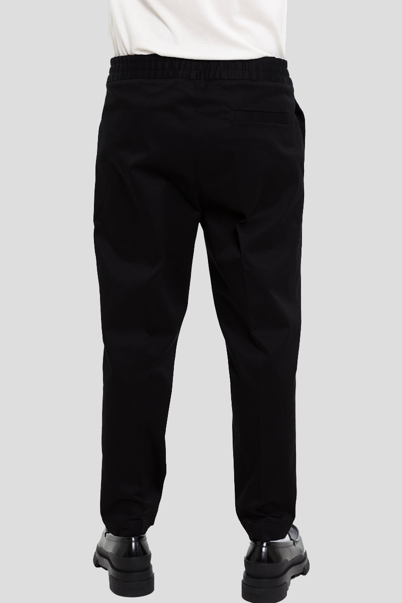 Ανδρικό Μαύρο Fit Trousers In BRIGLIA