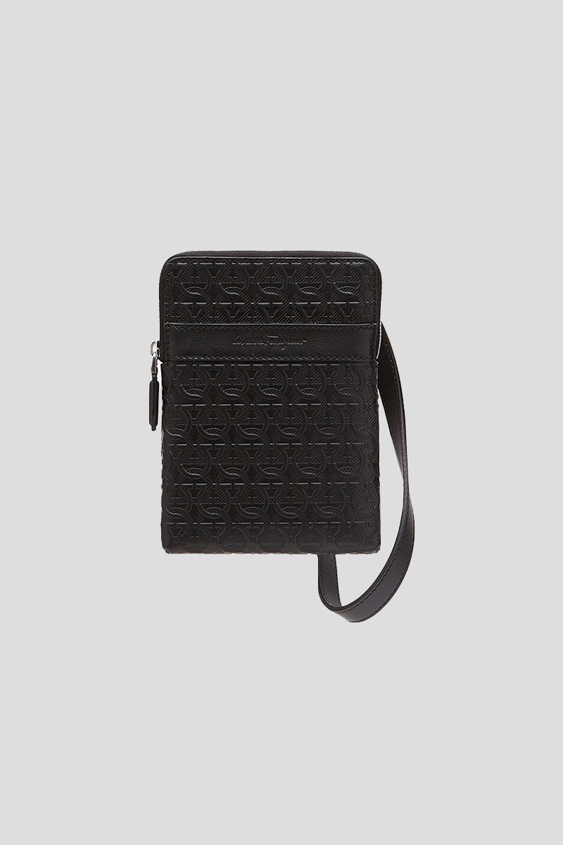 Ανδρικό-Μαύρο-Gancini-Cross-Body-Bag-SALVATORE-FERRAGAMO