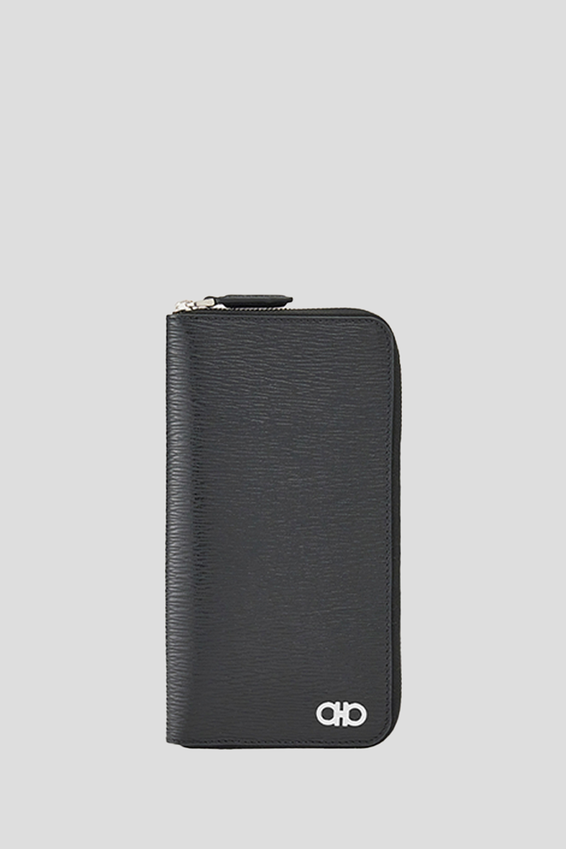 Ανδρικό-Μαύρο-Gancini-Document-Wallet-SALVATORE-FERRAGAMO