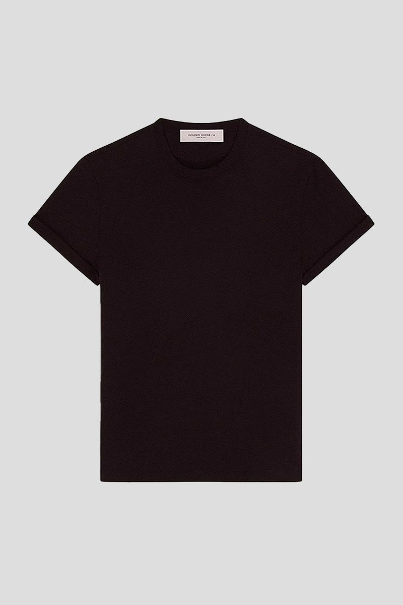 Ανδρικό-Μαύρο-Golden-Collection-Distressed-T-Shirt-In-Vintage-Black-GOLDEN-GOOSE