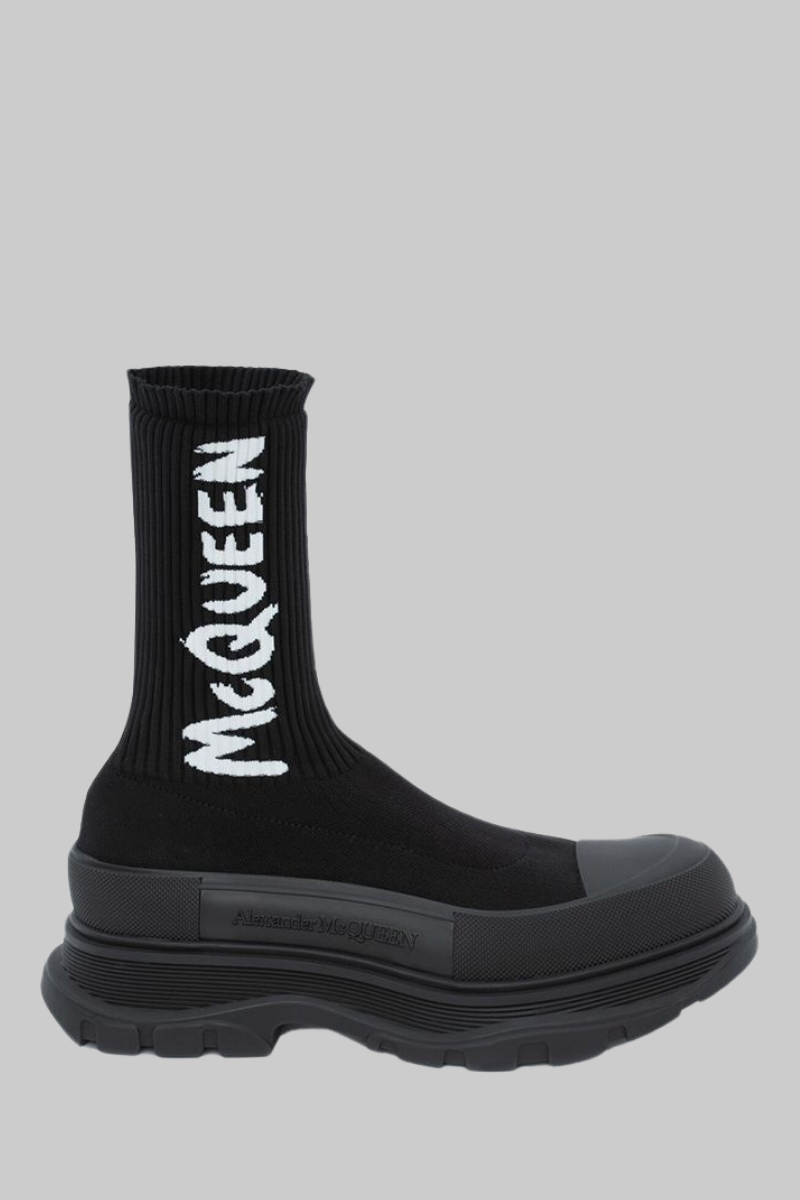 Ανδρικό-Μαύρο-Graffiti-Knit-Tread-Slick-Boot-in-Blackwhite-ALEXANDER-MCQUEEN