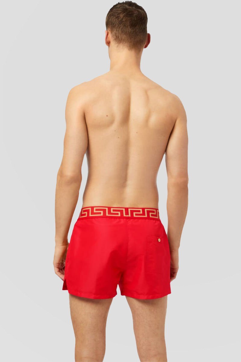 Ανδρικό Μαύρο Greca Border Swim VERSACE