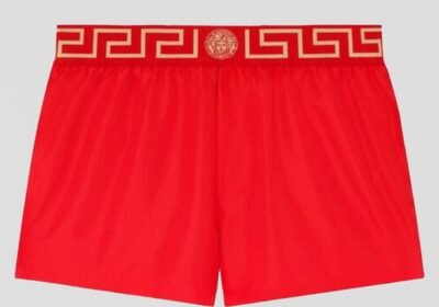 Ανδρικό-Μαύρο-Greca-Border-Swim-Shorts-VERSACE