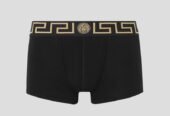 Ανδρικό Μαύρο Greca Border Trunks VERSACE