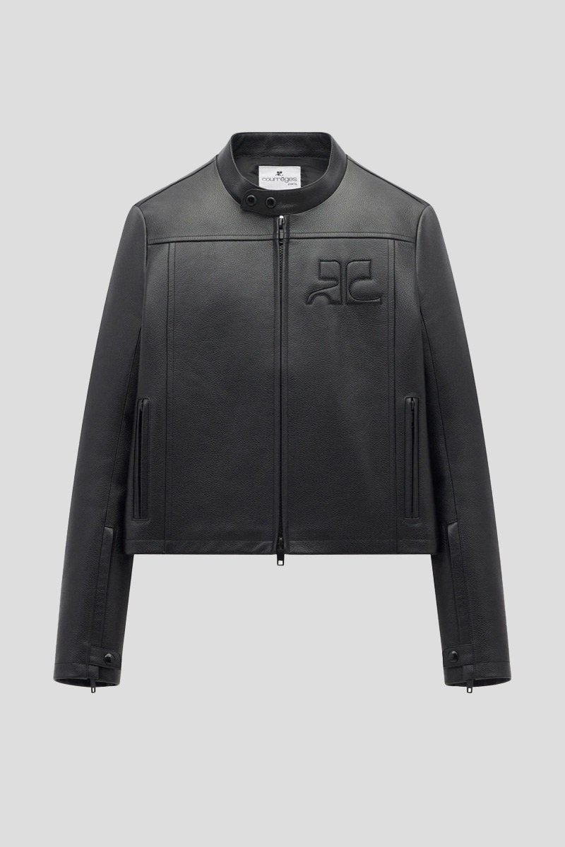 Ανδρικό Μαύρο Iconic Leather Biker COURRÈGES