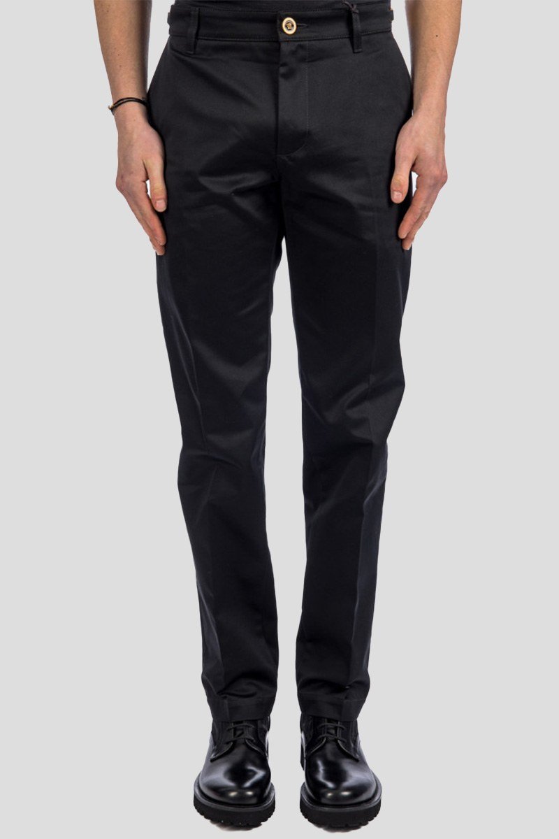 Ανδρικό-Μαύρο-Informal-Pant-VERSACE