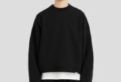 Ανδρικό Μαύρο Initial Boxy Sweater REPRESENT